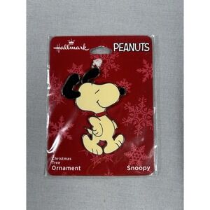 Hallmark Peanuts‎ Snoopy Christmas Tree Ornament 2 3/4" x 1 3/4" NEW